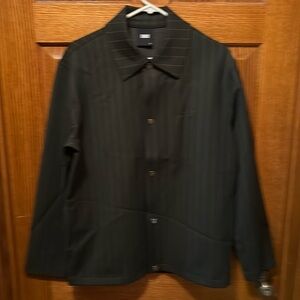 Kith Pinstripe Double Knit Coaches Jacket